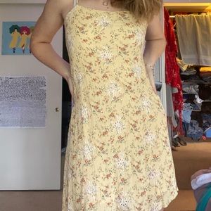 Yellow Floral Summer dress